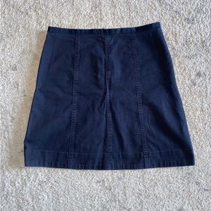 Navy Gap Skirt